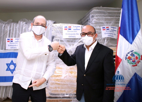 La CPADB recibe donación de colchonetas de la embajada de Israel