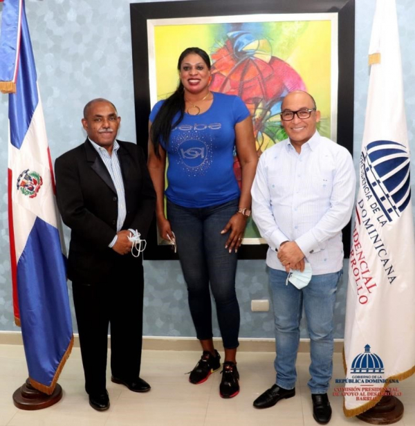 Presidente de la CPADB recibe visita de Inmortal del Deporte Dominicano